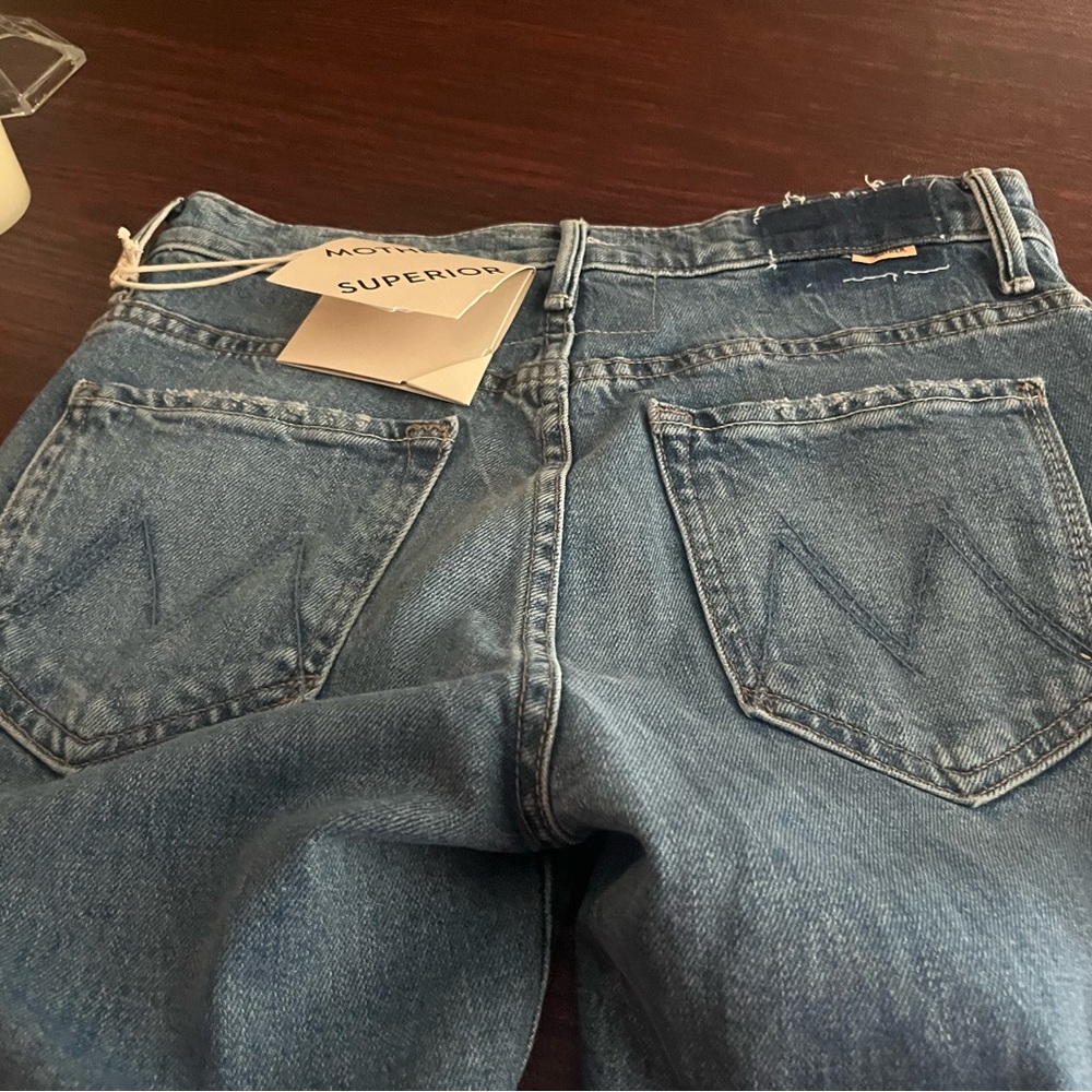 Mother The Inside Flood Metal Denim - Picture 2 of 5